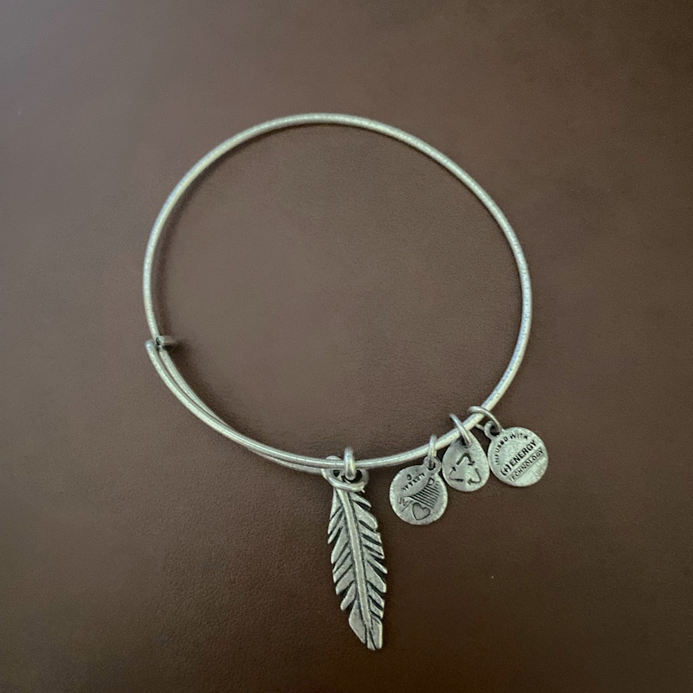 Alex And Ani Feather Bangle Bracelet